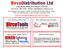 Tablet Screenshot of birco-online.co.uk